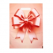 Пакет с принтом в виде банта с вырубной ручкой (30х40 см) - Сима-Ленд - купить с доставкой в Кирове