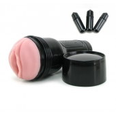 Мастурбатор-вагина Fleshlight - Vibro Pink Lady Touch с вибрацией - Fleshlight - в Кирове купить с доставкой