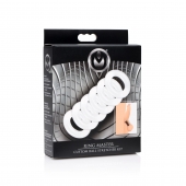 Комплект из 6 прозрачных эрекционных колец Ring Master Custom Ball Stretcher Kit - XR Brands - в Кирове купить с доставкой