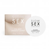 Массажная свеча для всего тела Slow Sex - 50 гр. - Bijoux Indiscrets - купить с доставкой в Кирове