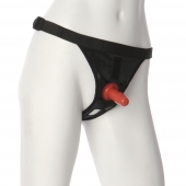 Трусики со штырьком для фиксации насадок Ultra Harness with Plug - Doc Johnson - купить с доставкой в Кирове