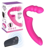 Розовый безремневой страпон Straples Strap-On Dildo - Erokay - купить с доставкой в Кирове