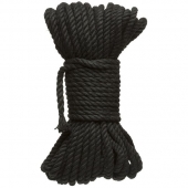 Черная верёвка для связывания и фиксации Bind Tie - 15,24 м. - Doc Johnson - купить с доставкой в Кирове