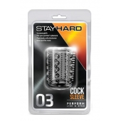 Прозрачная насадка с шипами и шишечками STAY HARD COCK SLEEVE 03 CLEAR - Blush Novelties - в Кирове купить с доставкой
