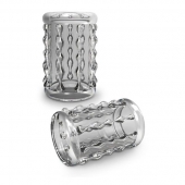 Прозрачная насадка с бороздками STAY HARD COCK SLEEVE 04 CLEAR - Blush Novelties - в Кирове купить с доставкой