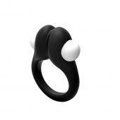 Черное эрекционное кольцо Zippy Vibrating Ring With Bullet - Adrien Lastic - в Кирове купить с доставкой