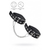 Черные оковы из одного ремешка с люверсами - Pecado - купить с доставкой в Кирове