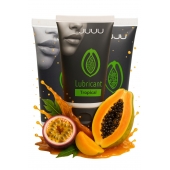 Набор из 3 съедобных лубрикантов JUJU со вкусом тропических фруктов - JuJu - купить с доставкой в Кирове