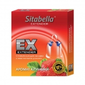 Стимулирующая насадка Sitabella Extender  Клубника - Sitabella - купить с доставкой в Кирове