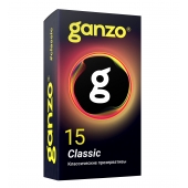 Классические презервативы с обильной смазкой Ganzo Classic - 15 шт. - Ganzo - купить с доставкой в Кирове