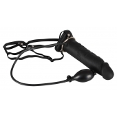 Полый страпон с эффектом увеличения Inflatable Strap-On - 18,5 см. - Orion - купить с доставкой в Кирове