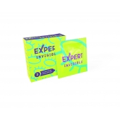 Ультратонкие презервативы Expert Invisible - 3 шт. - Expert - купить с доставкой в Кирове
