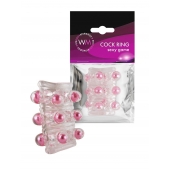 Прозрачная сквозная насадка на пенис с цветными шариками - Erowoman-Eroman - в Кирове купить с доставкой