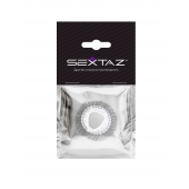 Эластичное эрекционное кольцо с длинными черными «ресничками» - Sextaz - в Кирове купить с доставкой