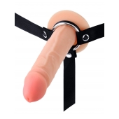 Мужской полый страпон на регулируемых ремнях - 18,5 см. - Sex Expert - купить с доставкой в Кирове