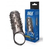 Дымчатая насадка на пенис с выпуклостями - 12 см. - Sex Expert - в Кирове купить с доставкой