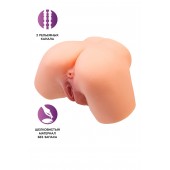 Телесный реалистичный мастурбатор-полуторс с 2 любовными входами - No Name - в Кирове купить с доставкой