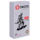 Точечные презервативы OKOTO Dotted - 12 шт. - Sitabella - купить с доставкой в Кирове