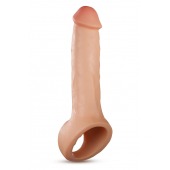 Телесная насадка-удлинитель Thrive 8.75 Inch Realistic Penis Extender Sleeve - 22,2 см. - Blush Novelties - в Кирове купить с доставкой