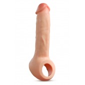 Телесная насадка-удлинитель Thrive 8.75 Inch Realistic Penis Extender Sleeve - 22,2 см. - Blush Novelties - в Кирове купить с доставкой