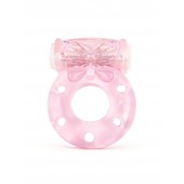 Розовое эрекционное виброкольцо с бабочкой - 1137 - в Кирове купить с доставкой