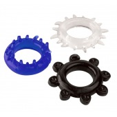 Набор из 3 эрекционных колец разного цвета и рельефа - Boys of Toys - в Кирове купить с доставкой