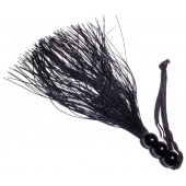 Черная силиконовая плетка - 25,4 см. - Boys of Toys - купить с доставкой в Кирове