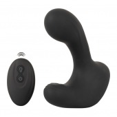 Черная анальная вибропробка с функцией расширения RC Butt Plug with 3 functions - Orion - в Кирове купить с доставкой