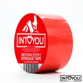 Красный скотч для фиксации Non-Sticky Bondage Tape - 15 м. - Intoyou - купить с доставкой в Кирове