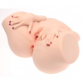 Телесный мастурбатор-полуторс Barbie - Naked Factory - в Кирове купить с доставкой