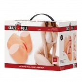 Телесный мастурбатор Liora с 2 любовными тоннелями - Baile - в Кирове купить с доставкой