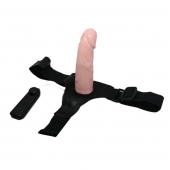 Реалистичный страпон-фаллоимитатор на трусиках Ultra Passionate Harness - 15 см. - Baile - купить с доставкой в Кирове