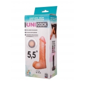 Фаллическая насадка Харнесс UNICOCK 5,5  - 17 см. - LOVETOY (А-Полимер) - купить с доставкой в Кирове