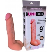 Фаллическая насадка Харнесс UNICOCK 9  - 24 см. - LOVETOY (А-Полимер) - купить с доставкой в Кирове