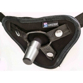 Страпон с 2 насадками и вибрацией UniStrap - 20 и 18 см. - LOVETOY (А-Полимер) - купить с доставкой в Кирове