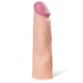 Реалистичная насадка с ярко выраженной головкой - 16,5 см. - A-toys - в Кирове купить с доставкой