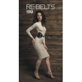 Пояс с клёпками Yona Black - Rebelts - купить с доставкой в Кирове