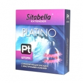 Стимулирующая насадка со спиралью из усиков Platino  Шторм - Sitabella - купить с доставкой в Кирове