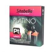 Стимулирующая насадка с шипиками по бокам Platino  Тайфун - Sitabella - купить с доставкой в Кирове