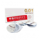 Супер тонкие презервативы Sagami Original 0.01 - 5 шт. - Sagami - купить с доставкой в Кирове
