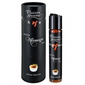 Массажное масло с ароматом крем брюле Huile de Massage Gourmande Creme Brulée - 59 мл. - Plaisir Secret - купить с доставкой в Кирове