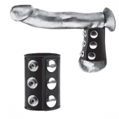 Утяжка на пенис на кнопочках 100% PVC STRAP WITH METAL SNAP - BlueLine - купить с доставкой в Кирове