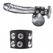 Ремень на член и мошонку 1.5  Cock Ring With Ball Strap - BlueLine - купить с доставкой в Кирове