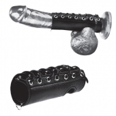 Сбруя на член на шнуровке 5  Cock Sheath - BlueLine - купить с доставкой в Кирове
