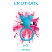 Голубое эрекционное виброколечко Emotions Minnie Breeze - Lola Games - в Кирове купить с доставкой