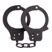 Чёрные наручники из листового металла BONDX METAL CUFFS BLACK - Dream Toys - купить с доставкой в Кирове