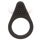 Чёрное эрекционное кольцо LIT-UP SILICONE STIMU RING 1 BLACK - Dream Toys - в Кирове купить с доставкой