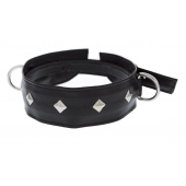 Полиуретановый ошейник с пуклями и D-кольцами Collar with Studs - Blush Novelties - купить с доставкой в Кирове