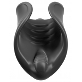 Чёрный мастурбатор Vibrating Silicone Stimulator с вибрацией - Pipedream - в Кирове купить с доставкой