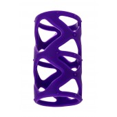 Фиолетовая насадка-сетка на пенис - 7,5 см. - A-toys - в Кирове купить с доставкой